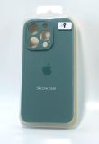 Чохол iPhone 15ProMax Silicon Case original FULL Camera №68 viridian (4you)