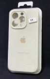 Чохол iPhone 15Pro Silicon Case original FULL Camera №11 antique white (4you)