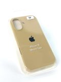 Чохол iPhone 16 Silicon Case original FULL №28 gold (4you)