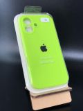 Чохол iPhone 16 Silicon Case original FULL Camera №53 neon green (4you)